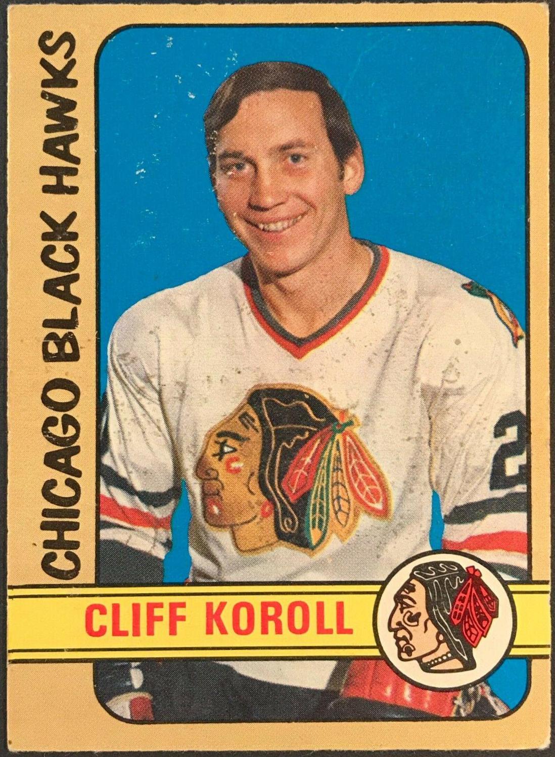 Cliff Koroll #222 Hockey Cards 1972 O-Pee-Chee