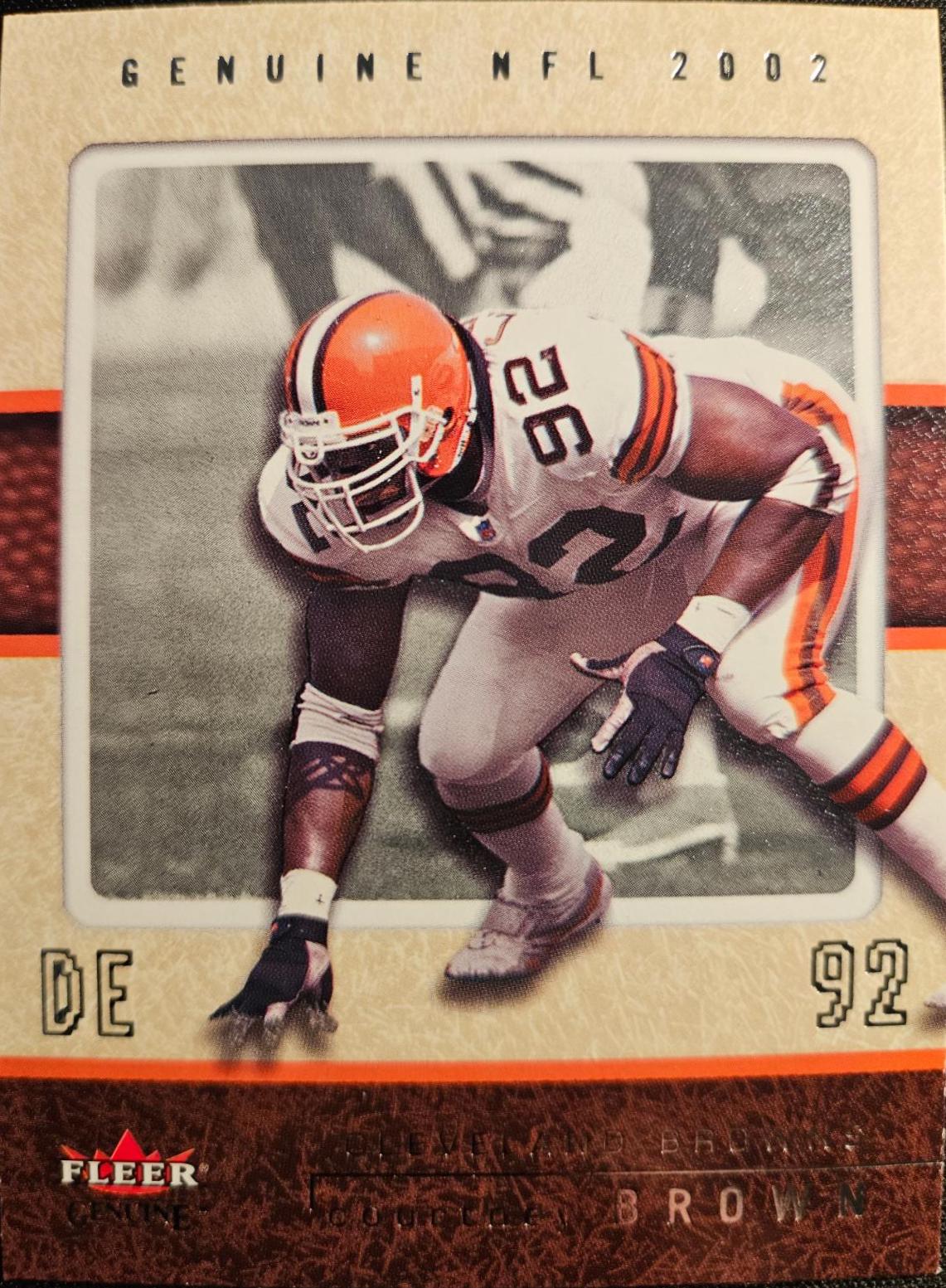 Courtney Brown #64 Football Cards 2002 Fleer Genuine