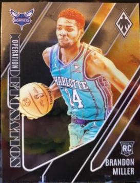 Brandon Miller #2 Basketball Cards 2023 Panini Phoenix Operation Detonation