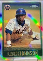 Lance Johnson #92 Baseball Cards 1997 Topps Chrome Prices