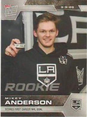 Mikey Anderson #204 Hockey Cards 2019 Topps Now NHL Stickers