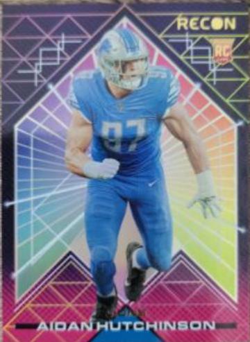 Aidan Hutchinson #REC-13 Football Cards 2022 Panini Chronicles Recon