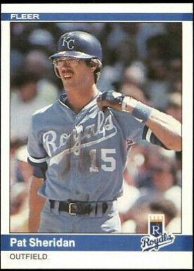 Pat Sheridan #357 Baseball Cards 1984 Fleer