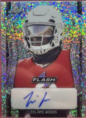 Jelani Woods #BA-JW2 2022 Leaf Flash Autographs Football