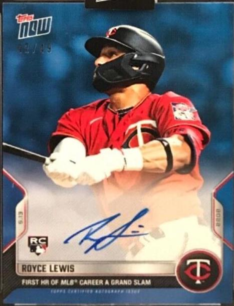 Royce Lewis #173B 2022 Topps Now Baseball