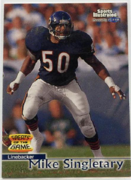 Mike Singletary #39 Football Cards 1999 Sports Illustrated