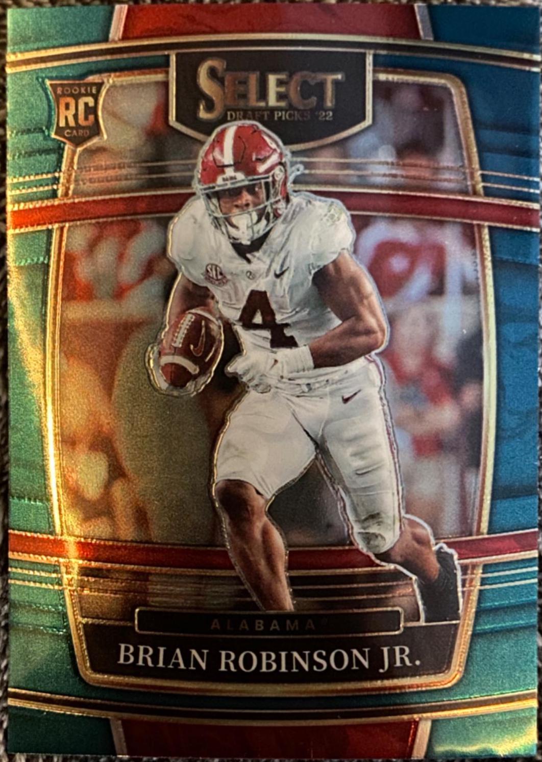 Brian Robinson Jr. #84 Football Cards 2022 Panini Select Draft Picks