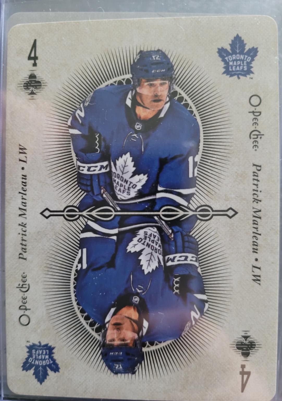 Patrick Marleau #4 Hockey Cards 2018 O-Pee-Chee Playing Cards