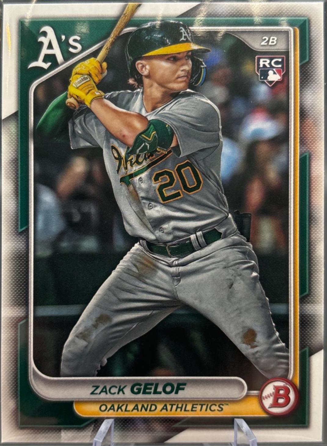 Zack Gelof #14 Baseball Cards 2024 Bowman