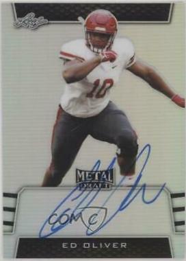 Ed Oliver #BA-EO1 2019 Leaf Metal Draft Autographs Football
