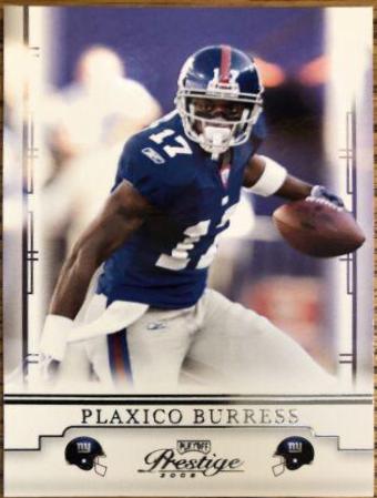 Plaxico Burress #66 2008 Playoff Prestige Football