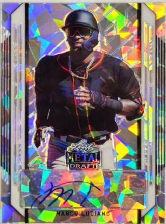 Marco Luciano #BA-ML1 2021 Leaf Metal Draft Autograph Baseball