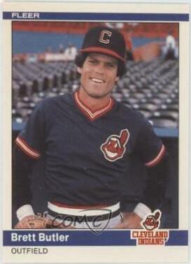 Brett Butler #U-21 Baseball Cards 1984 Fleer Update