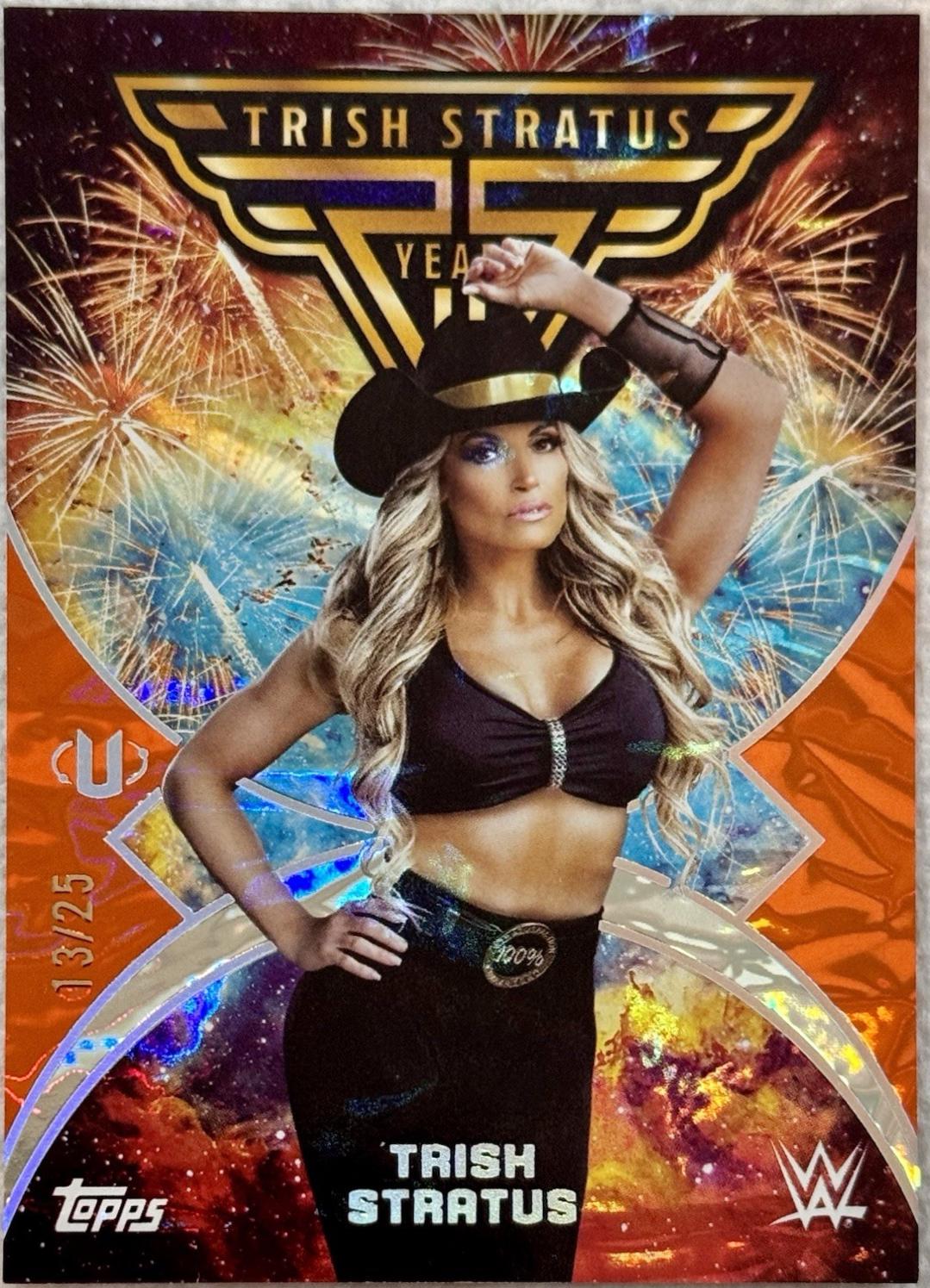 Trish Stratus [Orange Warp] #NMS-33 Prices | 2025 Topps Universe