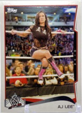 AJ Lee #1 Wrestling Cards 2014 Topps WWE