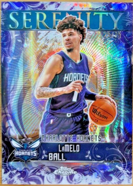 まっQ　最終値下演奏会　薄水色紫ビーズ刺繍 blue lamé 11号約L LaMelo Ball [Purple Refractor] #SY-8 Prices | 2025 Topps Chrome