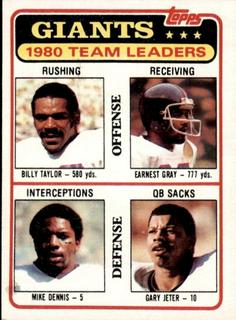 Giants Team Leaders: Checklist