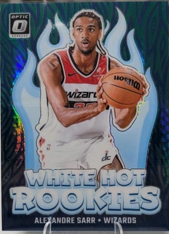 Alexandre Sarr #14 2024 Panini Donruss Optic White Hot Rookie Basketball