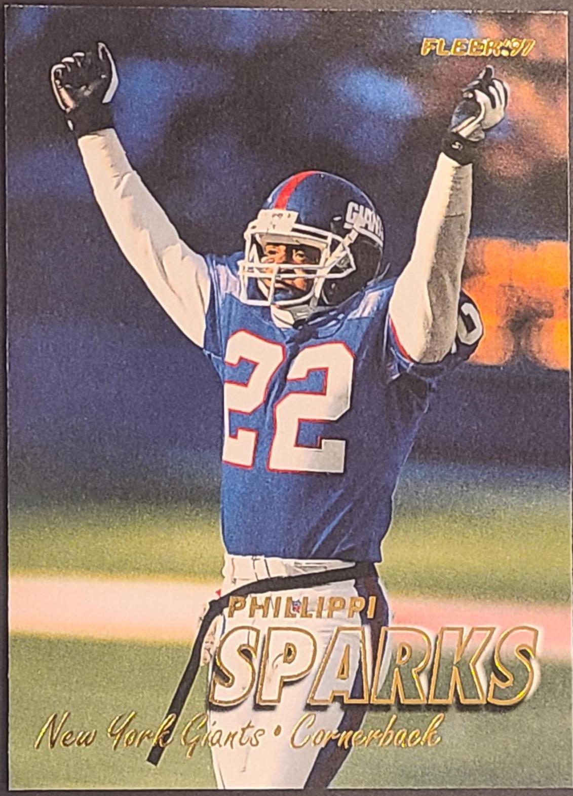 Phillippi Sparks #40 Football Cards 1997 Fleer