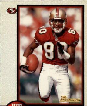 Jerry Rice #110 Football Cards 1998 Bowman