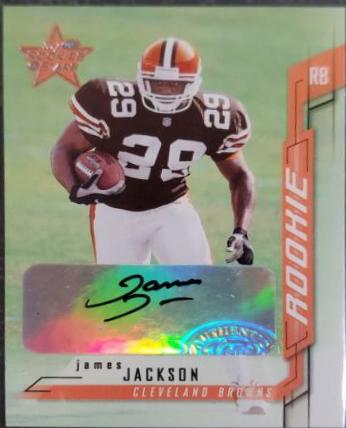 James Jackson #216 2001 Leaf Rookies & Stars Football