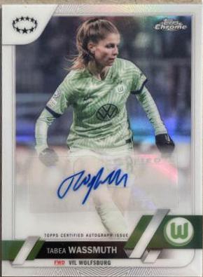 Tabea Wassmuth #A-TW Soccer Cards 2022 Topps Chrome UEFA Women's Champions League Autographs
