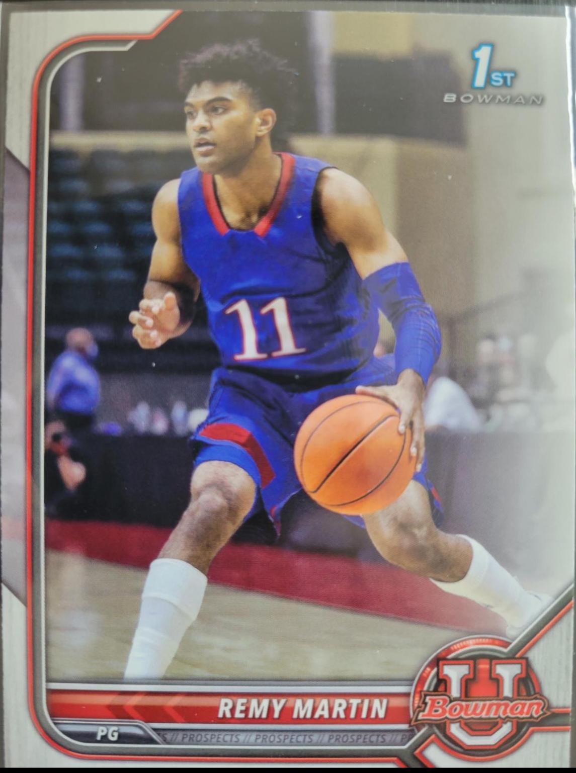 Remy Martin #4 Basketball Cards 2021 Bowman University