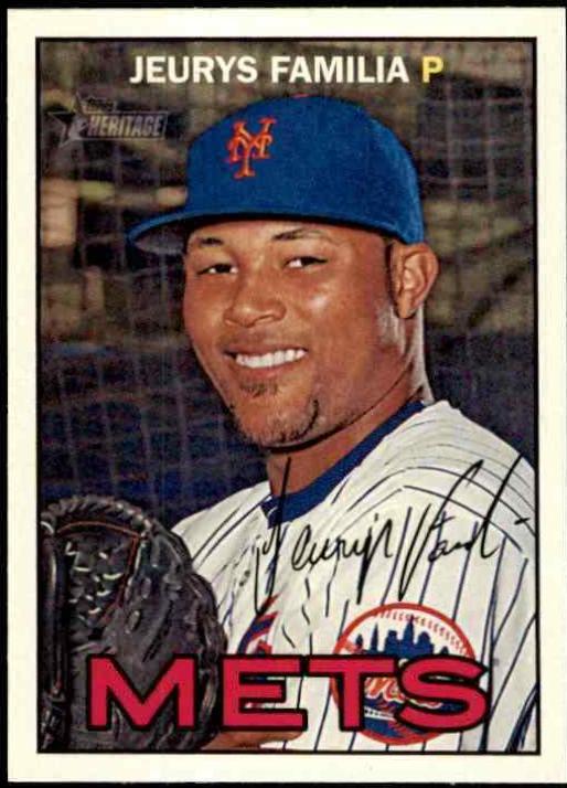 Jeurys Familia #35 Baseball Cards 2016 Topps Heritage