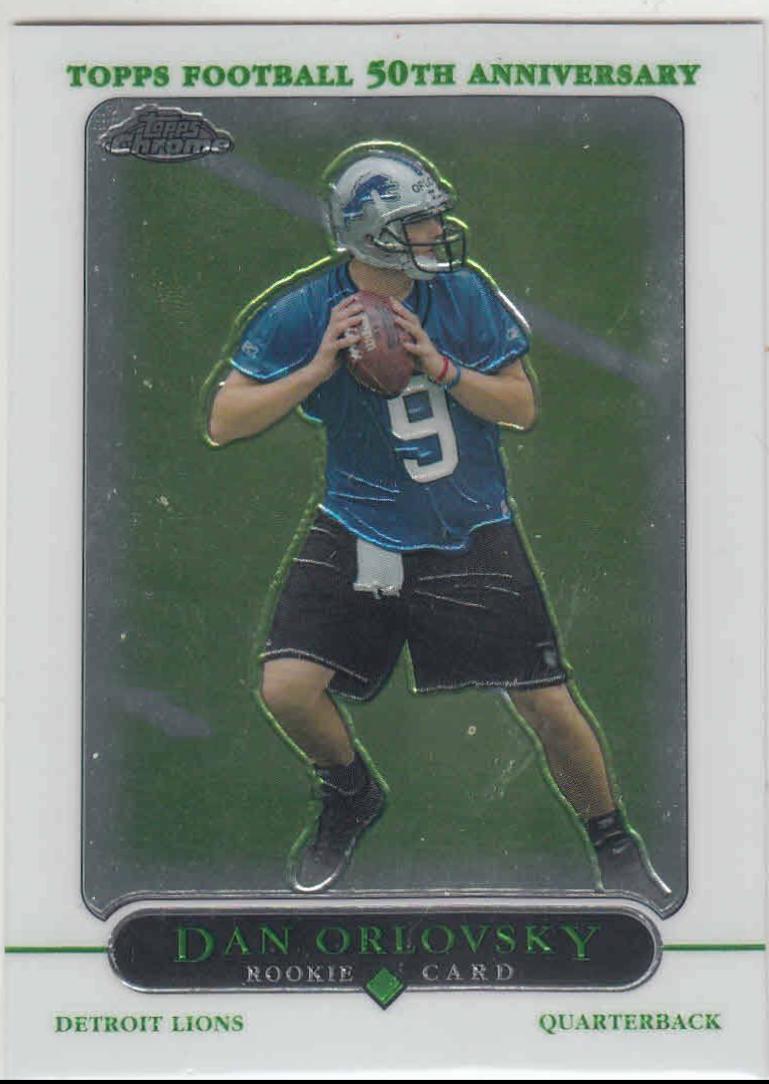 Dan Orlovsky #232 2005 Topps Chrome Football
