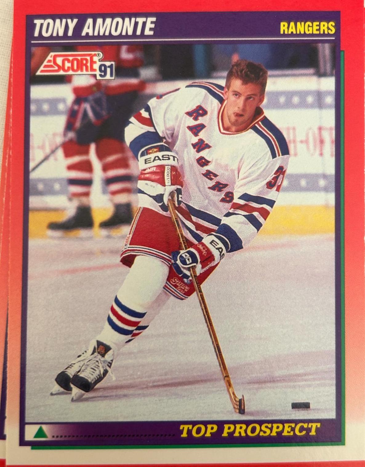 Tony Amonte #288 1991 Score Canadian Hockey