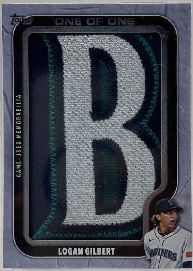Logan Gilbert #OTN-LG 2025 Topps Update Own The Name Relics Baseball