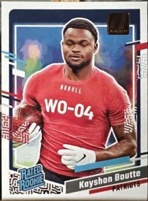 Kayshon Boutte #41 Football Cards 2023 Panini Donruss Rated Rookies Portrait