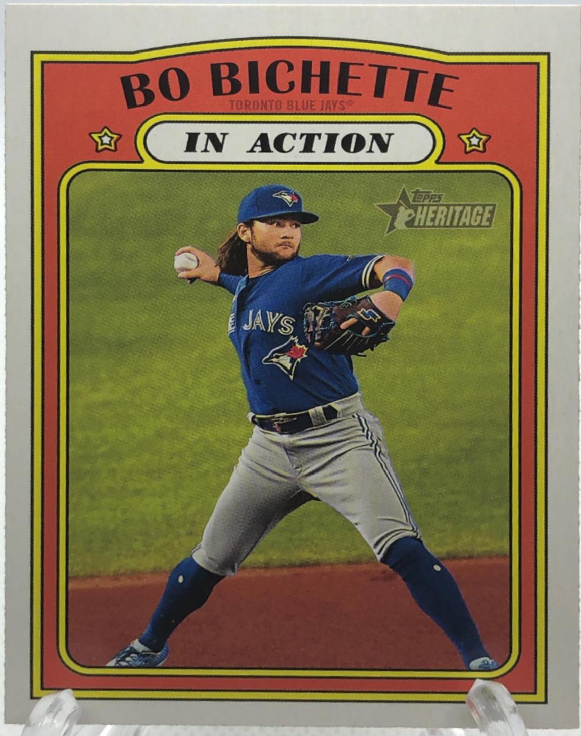 Bo Bichette #294 Baseball Cards 2021 Topps Heritage