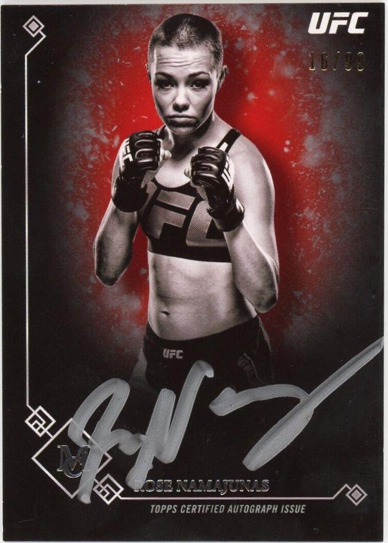 Rose Namajunas #MA-RN Ufc Cards 2017 Topps UFC Museum Collection Autographs
