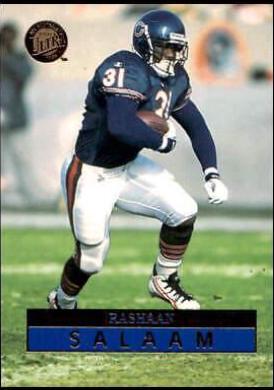 Rashaan Salaam #25 Football Cards 1996 Ultra