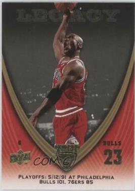 Michael Jordan #990 Basketball Cards 2008 Upper Deck Jordan Legacy