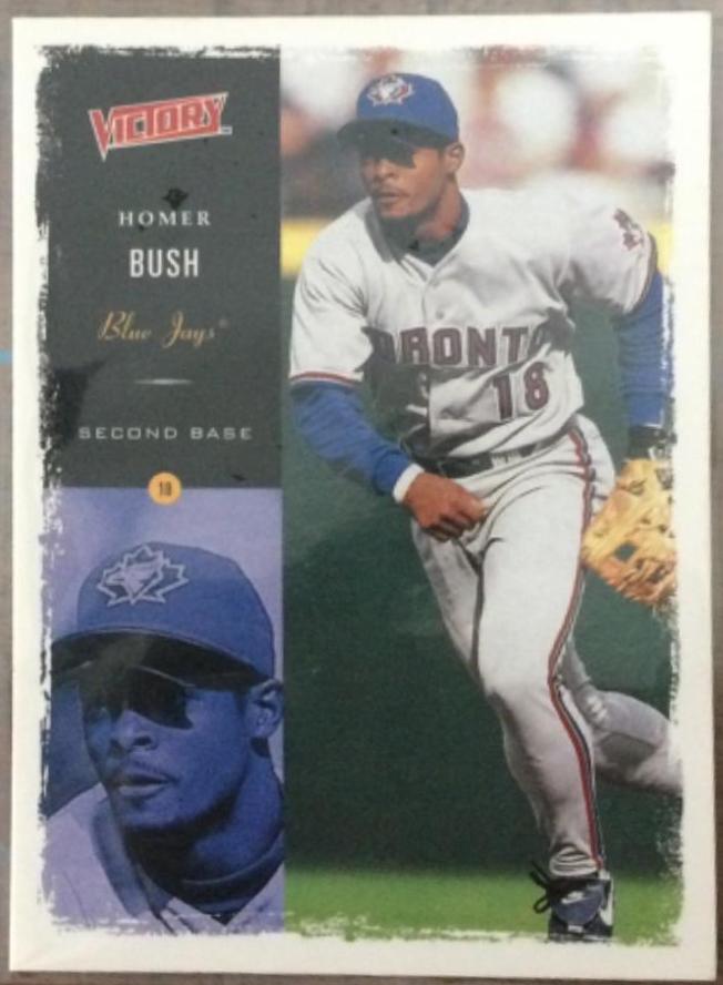 Homer Bush #39 Baseball Cards 2000 Upper Deck Victory