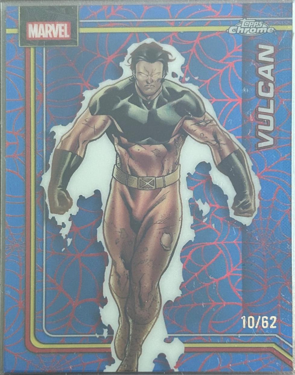 Vulcan Spider-Web Red/Blue Refractor