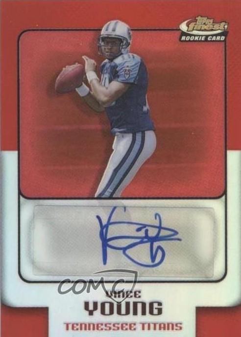 Vince Young #153 Football Cards 2006 Topps Finest