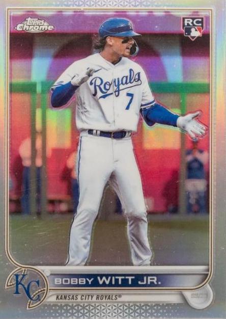 Bobby Witt Jr. #221 Baseball Cards 2022 Topps Chrome