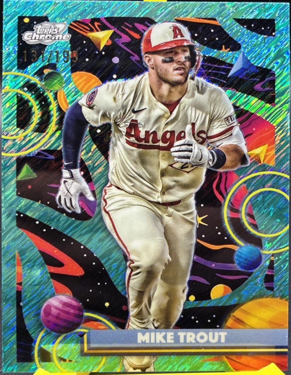 Mike Trout [Aqua Equinox Refractor] #188
