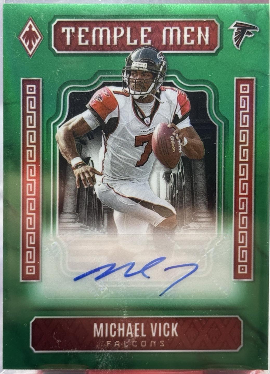 Michael Vick #7 Prices | 2025 Panini Phoenix Temple Men Autograph