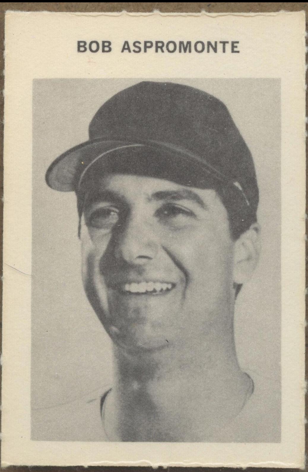 Bob Aspromonte Baseball Cards 1969 Milton Bradley
