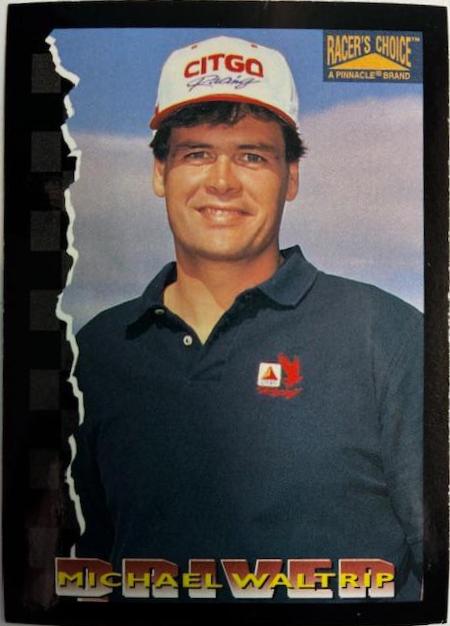 Michael Waltrip #11 Racing Cards 1996 Pinnacle Racer's Choice NASCAR