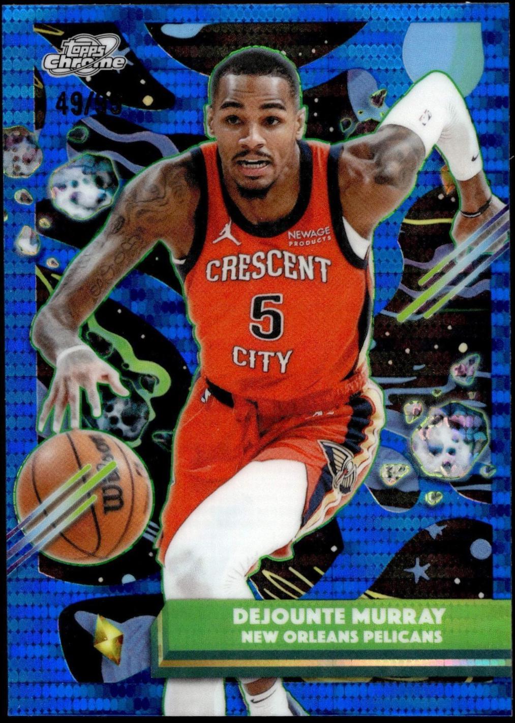 Dejounte Murray [Blue Moon Refractor] #45