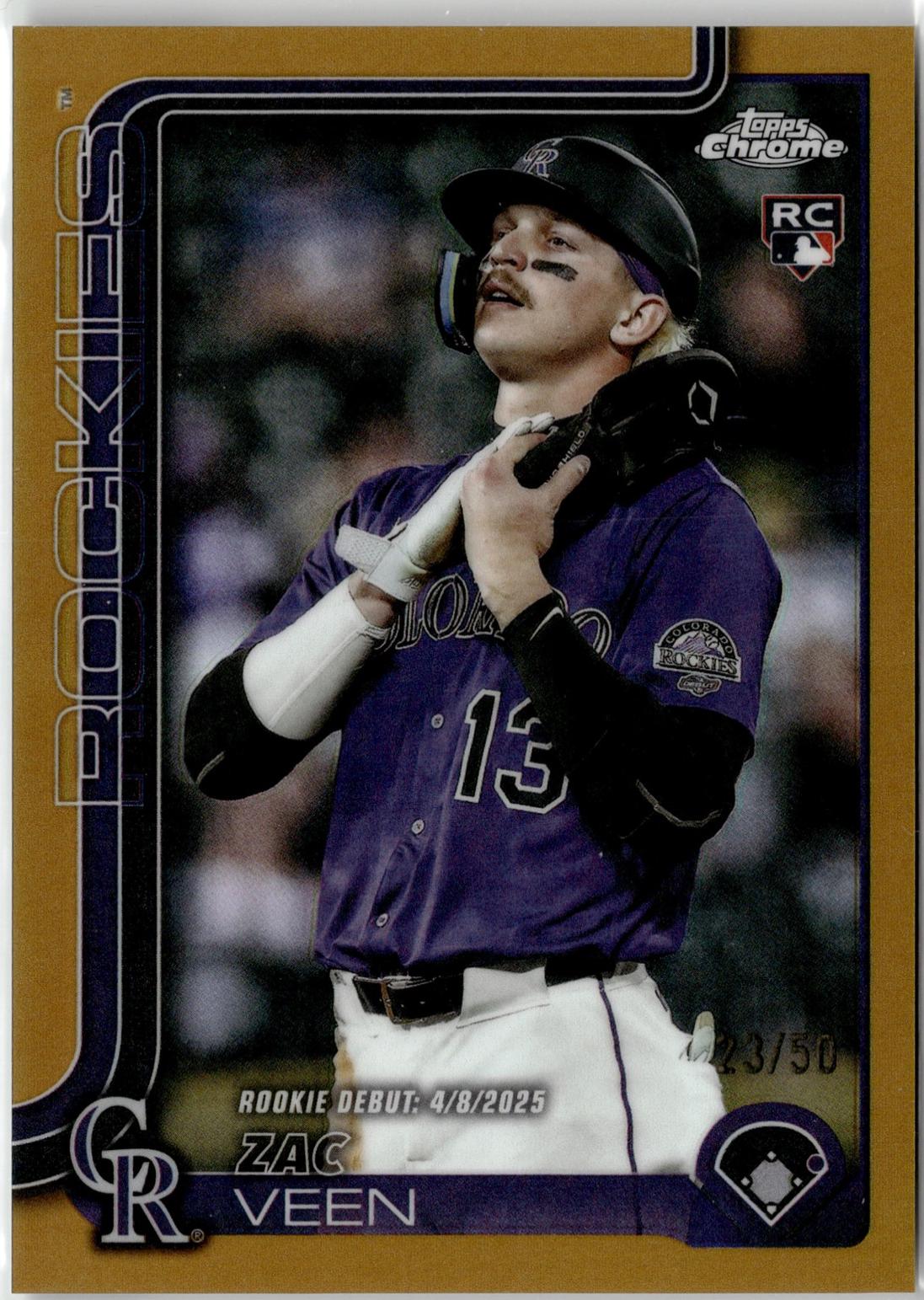 Zac Veen [Gold Refractor] #USC186
