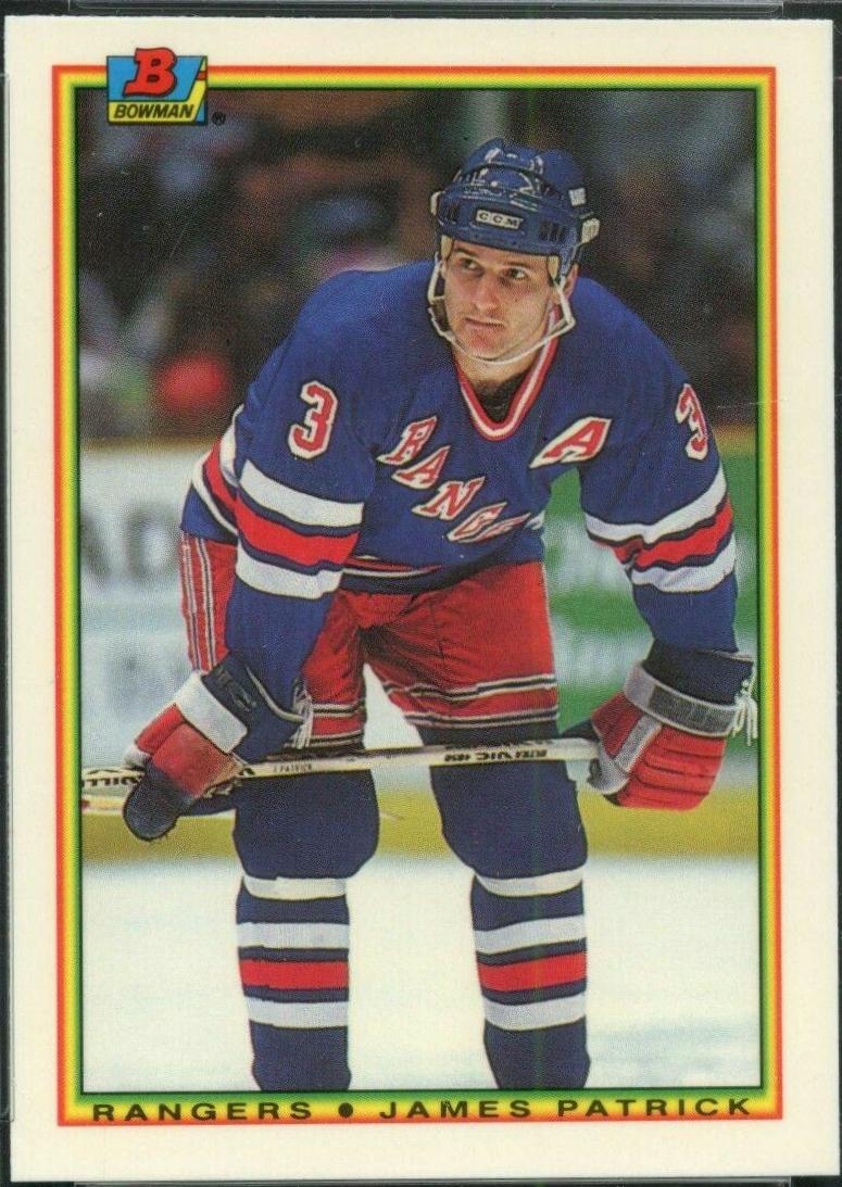 James Patrick #225 1990 Bowman Tiffany Hockey