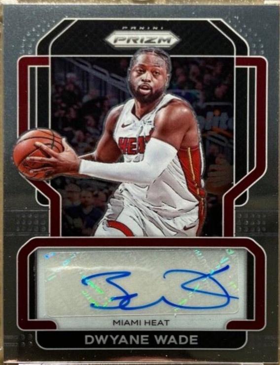 Dwyane Wade #SG-DWD Basketball Cards 2021 Panini Prizm Signatures