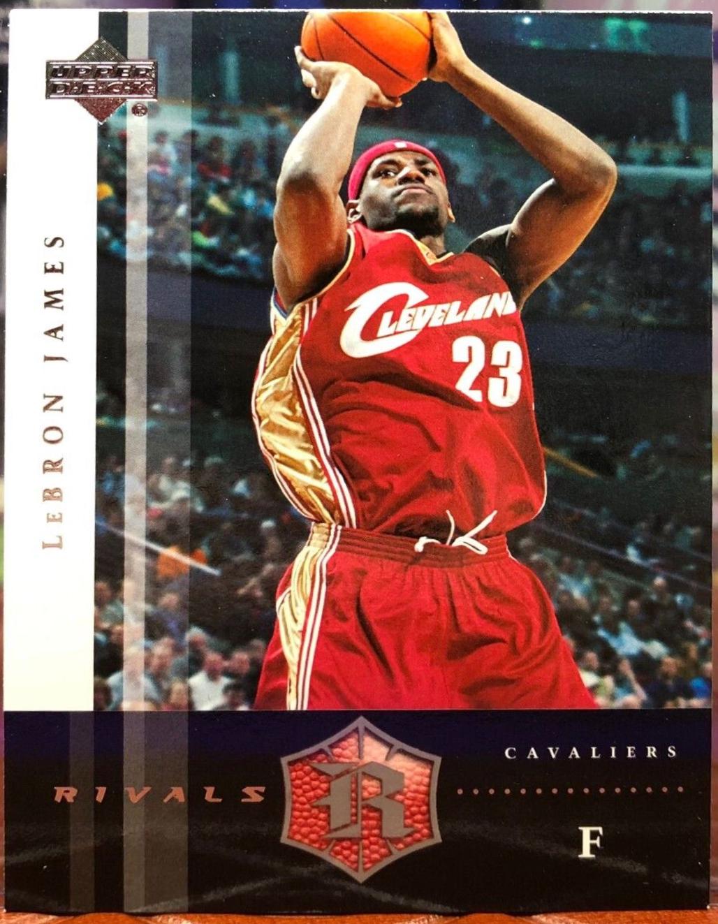 LeBron James #12 Basketball Cards 2004 Upper Deck Rivals