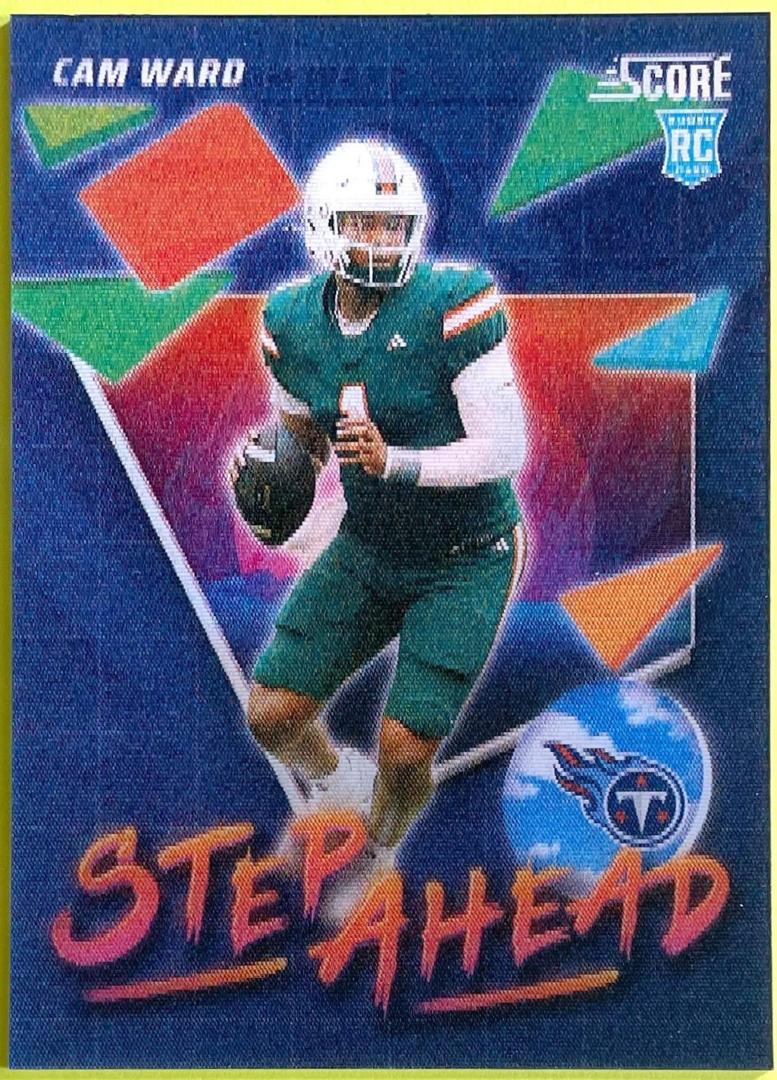 Cam Ward #2 Prices [Rookie] | 2025 Panini Score Step Ahead | Football Cards